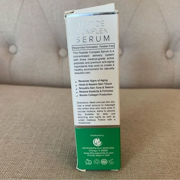 Peptide Complex Serum by Microderm GLO Best Skin Toning Facial Tightening - Picture 3 of 14